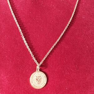 Vintage 1978 Presidential Activity Award Gold tone necklace